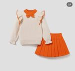 Load image into Gallery viewer, The Little Clementine Ruffle Set