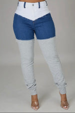 Load image into Gallery viewer, City Muse Denim Jogger Pants
