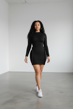Load image into Gallery viewer, Sculpted Chic Bodycon Dress

